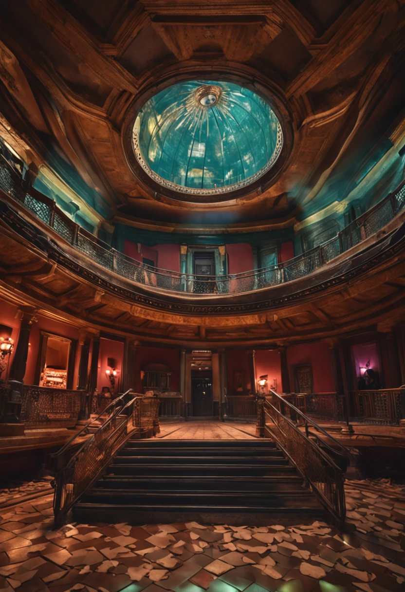 imagem realista,cinematografica,8k, detalhada, do ator Kelvin Hart ,visitando o museu, na africa do sul