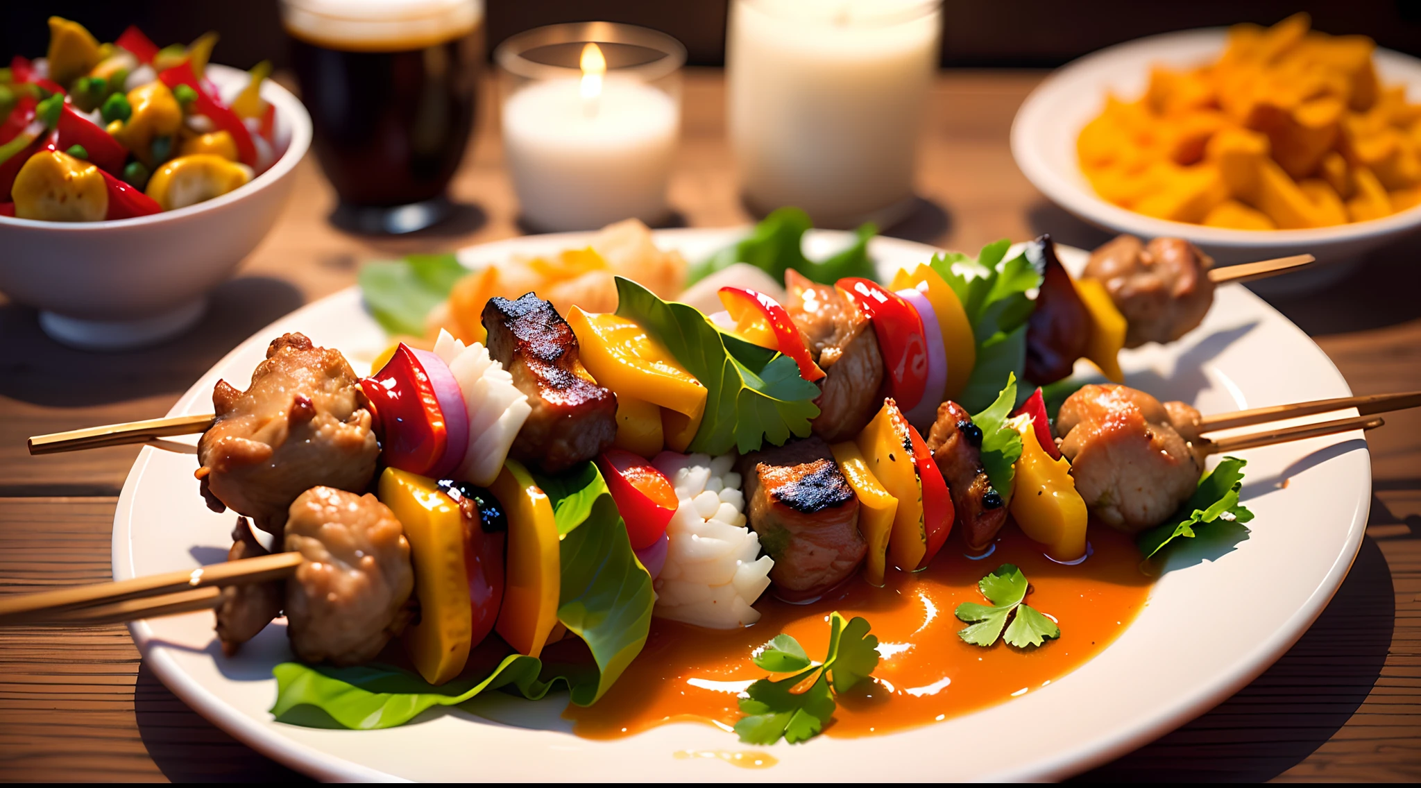 Xinjiang lamb kebabs