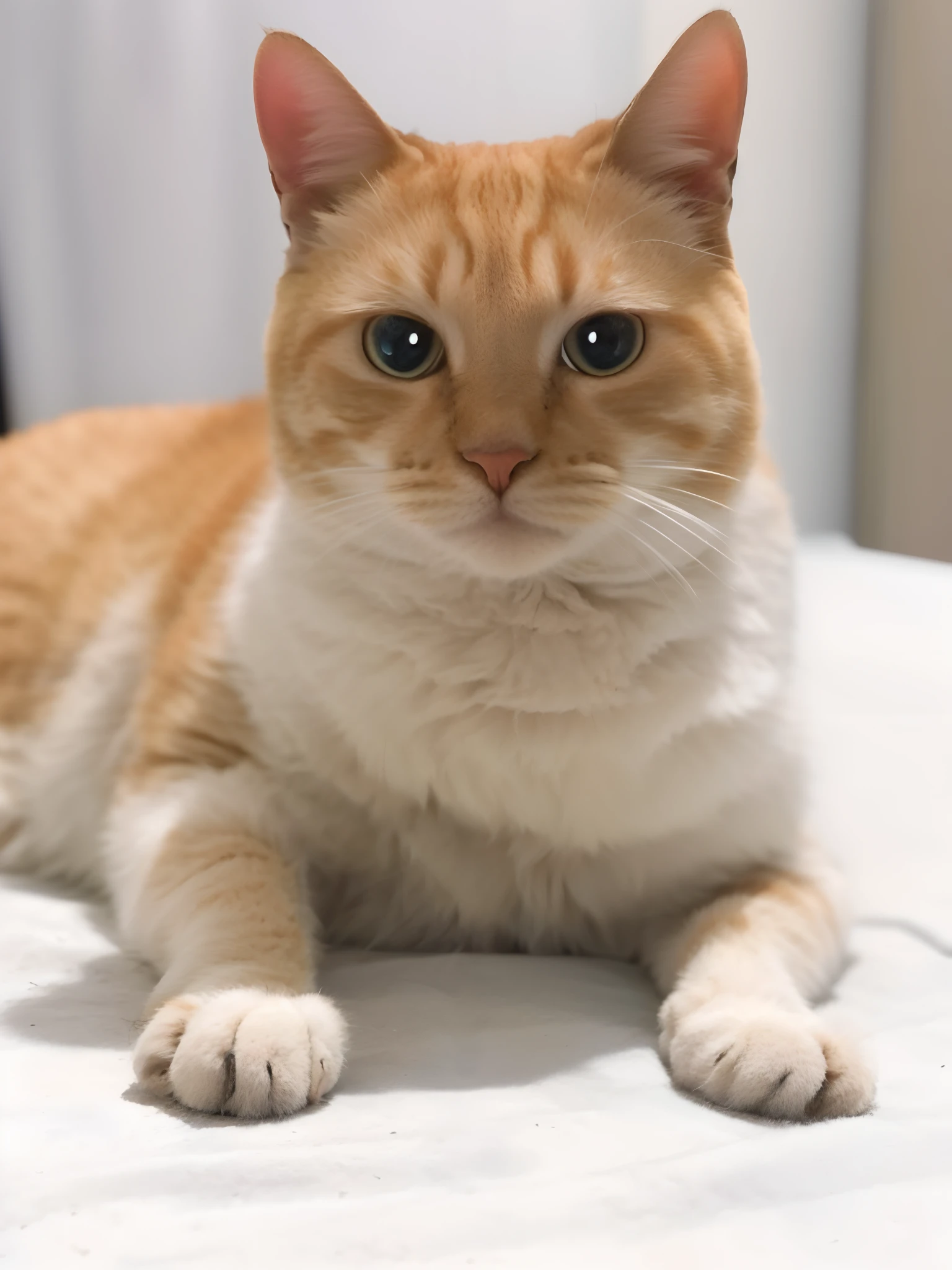 felino, ultra realista, muito detalhada, pelos macios, muito realista, imagem ultra HD, qualidade, olhos azuis, gato, felino, muito realista, pelo macio, detalhes insanos
