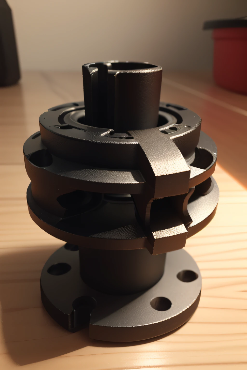 functional part with fittings made in 3D printing by filament