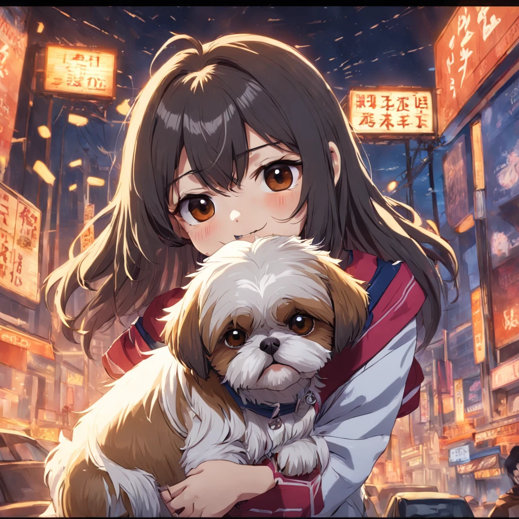 The old Shih Tzu and her veterinary care