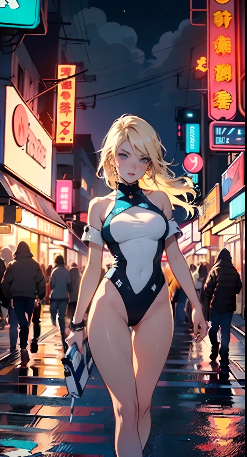 girls swimmers, 2 girls, 2 girls, two girls, multiple girls: 1.3, ((anime girls, twins with extremely cute and beautiful blonde hair walking seductively down the street)), (((twins,equal girls, identic girls))),(((lesbian,lesbians,yuri,kiss,hugs))),
((((Two twins)))), 2 swimming twins,((((two anime twins with extremely cute and beautiful blonde hair walking seductively down the street)))),
(large breasts:1.4),saggy breasts,(((very light blonde hair:1.35,straight hair,long hair:1.4,colored inner hair,ear breathing))),((heterochromia,eye1 blue,eye2 green,perfect eyes,upturned eyes:1.3,beautiful detailed eyes,finely detailed beautiful eyes:1,big highlight on eyes:1.2)),((fat)),(((lustrous skin:1.5,bright skin: 1.5,skin tanned,shiny skin,very shiny skin,shiny body,plastic glitter skin,exaggerated shiny skin))),(spider lower abdomen,narrow waist,wide hip,athletic body,inflated legs,delicate detailed fingers,detailed body,detailed arms,human hands,(detailed face)),
cute,slutty,seductive,erotic,(((nsfw))),
((one-piece_swimsuit magenta)),(wearing a one-piece_swimsuit outfit:1.3),(detailed outfit,detailed clothes),
(dynamic pose:1.0),embarrassed,centered,scale to fit dimensions,Rule of thirds,
outdoors,((night view)),(very pretty city neon synthwave,cyberpunk night street Background:1.5,dark sky,thick clouds),future vehicles,((neon lights)),thick clouds,(cyberpunk style,neon lights, (synthwave theme background), lonely street),(((detailed background:1.25))),
(best quality),(high resolution),(sharp focus),(ultra detailed),(extremely detailed),(extremely high quality artwork),8k_wallpaper,(extremely detailed CG 8k),(very fine 8K CG),((hyper super ultra detailed perfect piece)),flawless,(((masterpiece))),illustration,vibrant colors,(intricate),High contrast,Selective lighting,Double exposure,HDR (High Dynamic Range),Post-processing,Background blur,