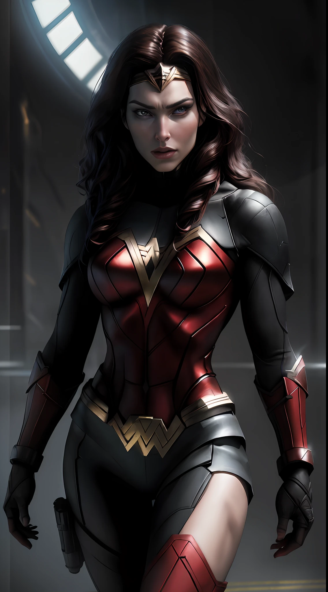 A fusion of Wonder Woman and Black Widow breathtaking extremely hyper-realistic high-definition with SDXL enhancement,combining their costumes, their powers and their characteristics,high definition costume,High Definition Hair and Eyes,Highly hyper-detailed flying in a dynamic action 3D pose,com pistlas nas cinturas,Detalhes exuberantes,Professional Ultra 8K Processing in Extremely Absolute Hyper-realistic in HDR in Concept Art Hyper-realistic in High Quality in Octane Render in Hyper 3D Resolution