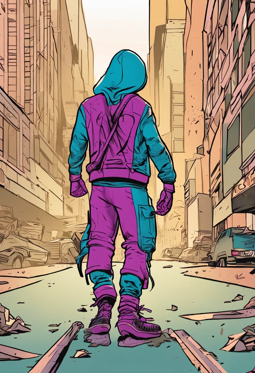 Crie um personagem humano, that he's a superhero and his power is HIP HOP