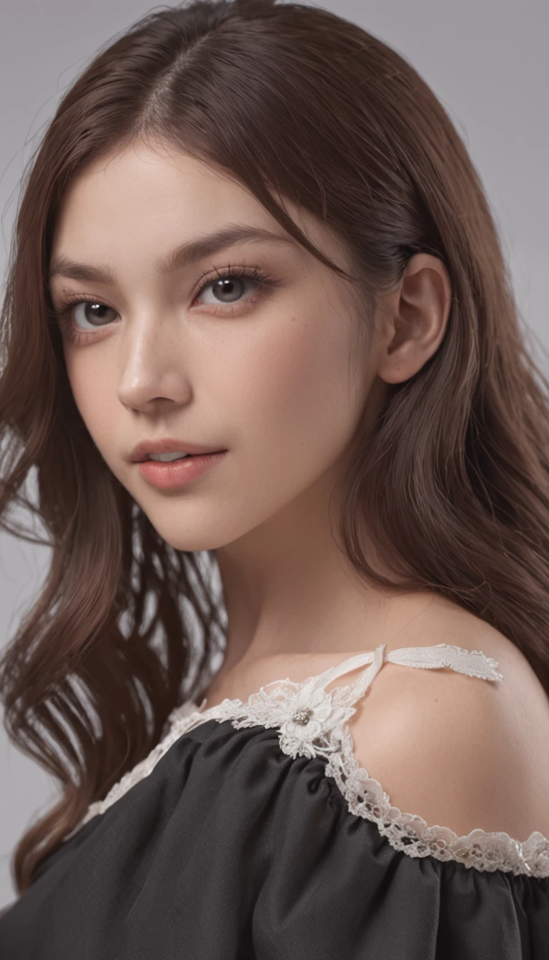 High quality，tmasterpiece，超A high resolution，(Photorealsitic),（realisticlying：1.4），RAW photogr，1girll，(Full body photo，inside in room，sit a chair，legs crossed)，good looking face，slim，Dignified，Small fresh，（White collar blouse，Black short skirt），ssmile，cabelos preto e longos，Beautiful Hair Accessories，Beautiful  girl，Detailed scene, beautiful digital illustrations, detaileds，ultra-detailliert, cinematic quality, (Beauty and aesthetics，big breasts beautiful)，Correct hand，anatomy correct, ((From below))