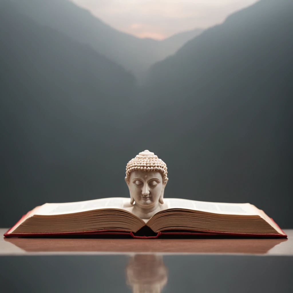 "Create a YouTube video cover with the title 'Serenity Amid Chaos: Discovering the Stoic Perspective on Anxiety | Watch Now and Learn!' The cover should convey the duality between serenity and anxiety. Use a background image that combines elements of tranquility and turbulence, such as a serene landscape with touches of agitation. Place the text 'Serenity Amid Chaos' at the top in an impactful font. Below it, include the subtitle 'Discovering the Stoic Perspective on Anxiety.' Add Stoicism-related visual elements, like an icon or Stoic symbol, on one side of the cover. Position a visual icon near the bottom corner resembling a red arrow pointing to the 'Watch Now' button to encourage action. Near the bottom, include miniatures of key video scenes, such as a book on Stoic philosophy, someone meditating, and another person facing a stressful situation. Below the miniatures, insert the text 'Watch Now and Learn!' in an attractive font. Discreetly place the channel's logo in the lower right corner of the cover. Ensure the cover aligns with the channel's visual style by using colors, fonts, and elements that reflect its identity."
