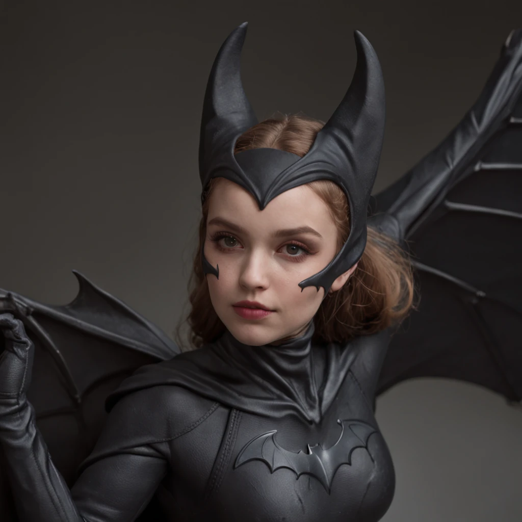 bat girl ultra realista 4k epic, Noite