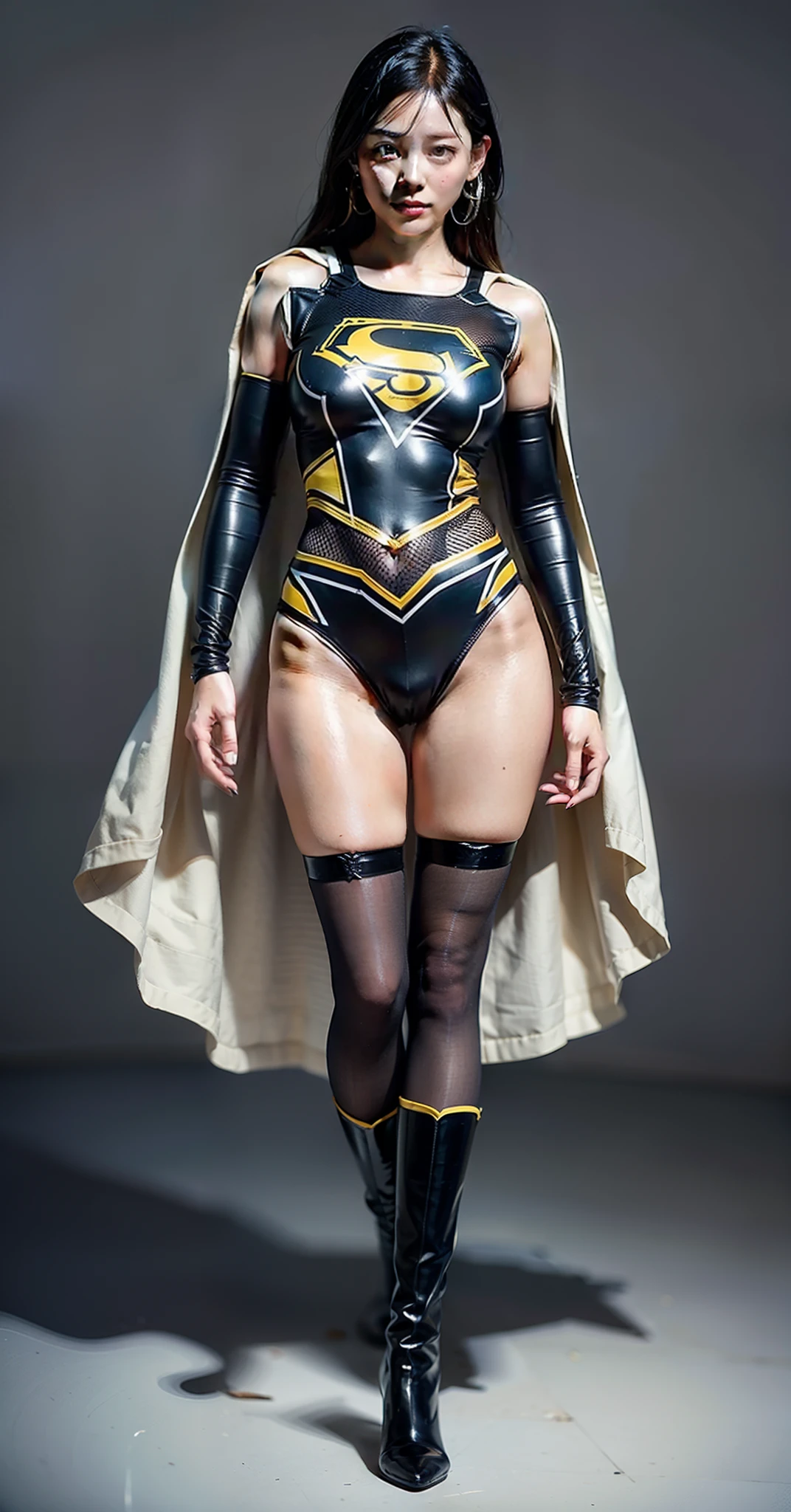 Beautiful eyes、Open your eyes、Clean the crotch、Detailed crotch muscles、Stockings