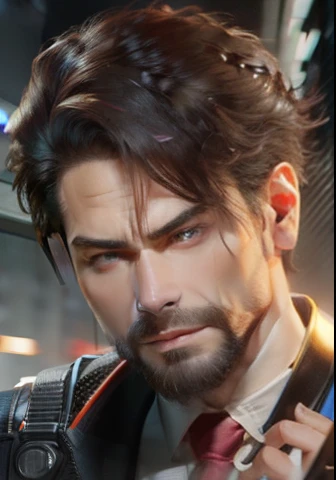 Change background ciberpunk handsome boy realistic face 8k ultra realistic face