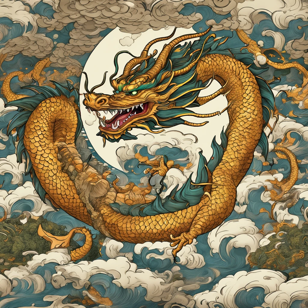 "I'm interested to see a hyper-realistic interpretation of Shenlong, the magical dragon of the Dragon Balls from Dragon Ball. Capture cada floco, The sparkle in the eyes and the imposing feeling it emanates are crucial. Coloque Shenlong em um ambiente celestial, pairando sobre nuvens e estrelas, pronto para conceder um desejo a qualquer momento. A luz suave das estrelas deve iluminar sua figura majestosa, destacando cada detalhe."