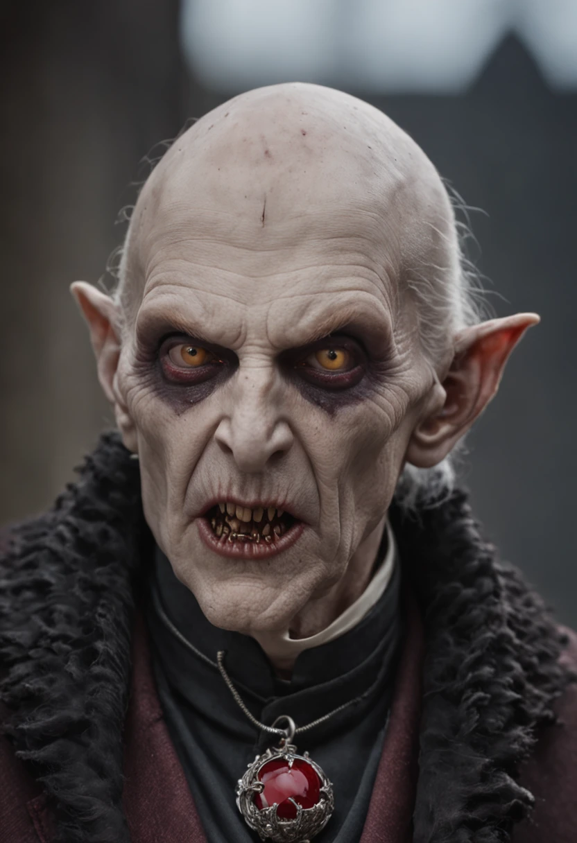 RAW photo, best, masterpiece, best quality, high quality, extremely detailed (scary male Nosferatu vampire lord: 1.3), elder vampire, long fangs, pale skin, best quality, cinematic lighting, sharp focus, photo-realistic, ultra-realistic, 8k