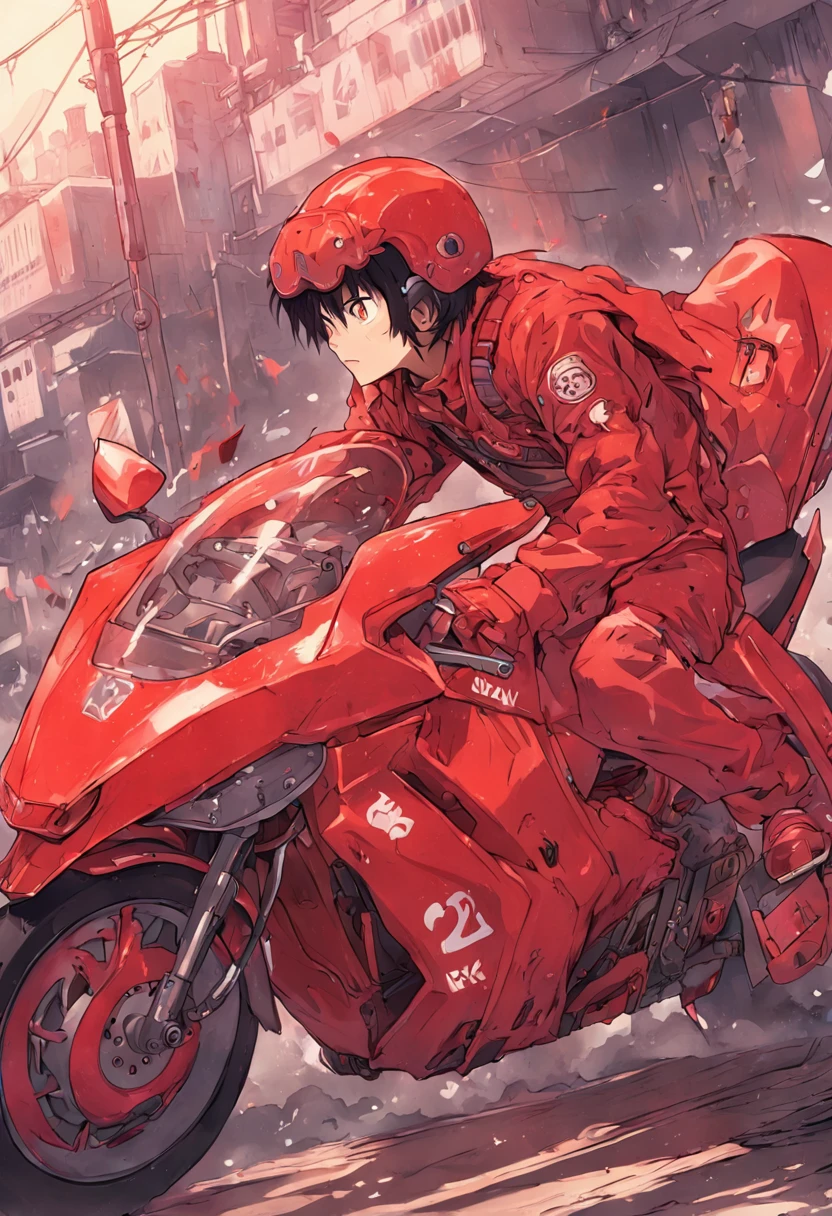 Kaneda's bike by anime akira