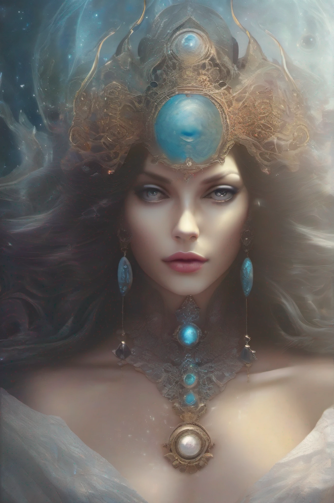 Inexplicable, nebulous, diaphanous, Peculiar. SC-FI,    woman,