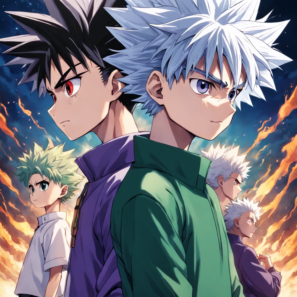 Hunter × Hunter, Killua Zoldyck, Gon Freecss,