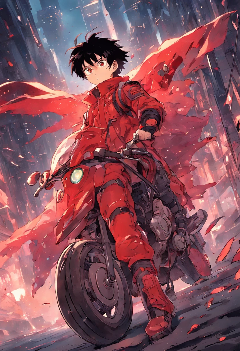 moto futurista do personagem kaneda do anime akira
