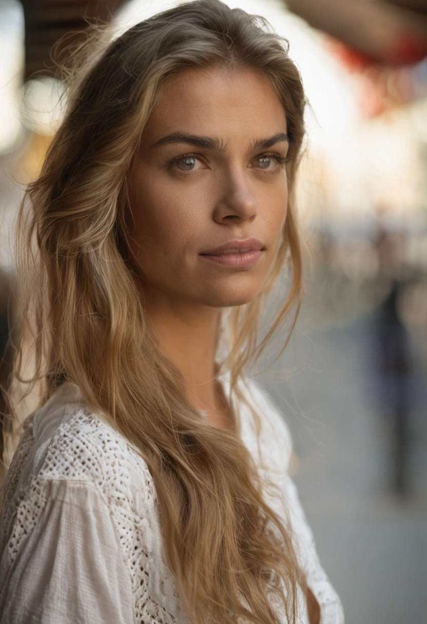 Blonde woman with long hair and white shirt looking at the camera, Close up da mulher loira, Blonde and attractive features, mulher sueca loira, mulher loira, uma fotografia de uma mulher bonita, mulher atraente, mulher loira nova, mulher loira bonita, uma menina com cabelo loiro, fotos femininas, Rosto arredondado bonito, mulher jovem atraente, Retrato de um modelo bonito、infp mulher jovem、de frente