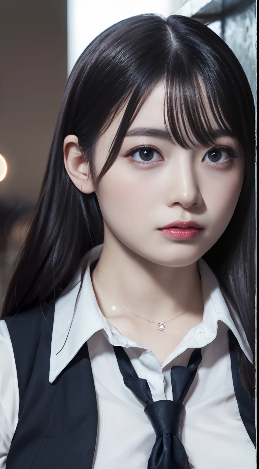 ulzzang -6500-v1.1, (Raw foto:1.2), (Photorealsitic:1.4), a beautiful detailed girl, extremely detailed eye and face, beatiful detailed eyes, Ridiculous, unbelievable Ridiculous, huge filesize, ultra-detailliert, hight resolution, ighly detailed, top-quality, ​masterpiece, illustratio, ighly detailed,  unification, top-quality, Highly detailed ticker uniform 8K wallpaper, Light on the Face、电影灯光、((dynamicposes)))、(camel's toe), (Colossal tits:1.3)、((Wet with sweat:1.2)), ((Full body shooting)), (hip)