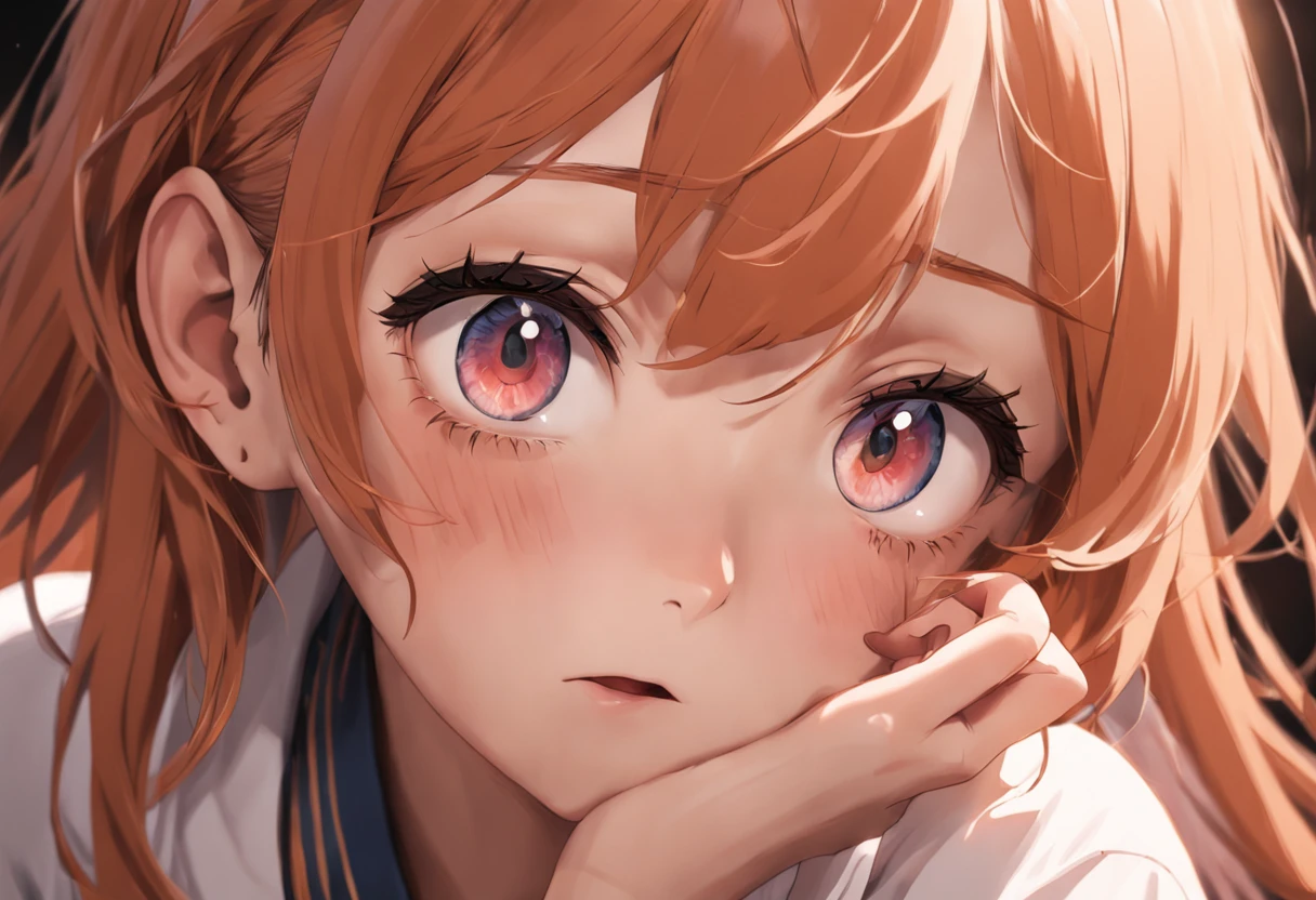 (8k, RAW Photo, Best Quality, Masterpiece:1.2), Ultra Detail, Super Resolution, (Realistic, Realistic Photo:1.37), Portrait, Professional Photo, Extremely Detailed and Beautiful, amazing and detailed, huge file size, official art, highly detailed CG unity 8k wallpaper, highly detailed beautiful girl, highly detailed face, highly detailed eyes, highly detailed skin, highly detailed fingers, highly detailed nose, very detailed detailed mouth , perfect anatomy, highly detailed background, highly detailed clothes, 1girl, girl, cute girl, realistic body, petite, fair skin, glowing skin , slender proportions, A slight smil,Sexy and feminine,Bed room, medium breasts, high school uniform,