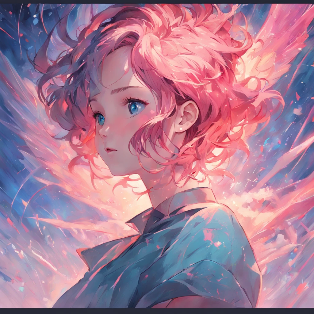 a painting of Jennifer Lawrence with Pixie hair style, dreamlike atmosphere, a hyperrealistic painting, notes on top of the drawing, inspired by Yanjun Cheng, artwork in the style of guweiz, detailed digital 3d art, hyperrealistic, detailed, beautiful art uhd 4 k, japanese pop surrealism, painting of beautiful
