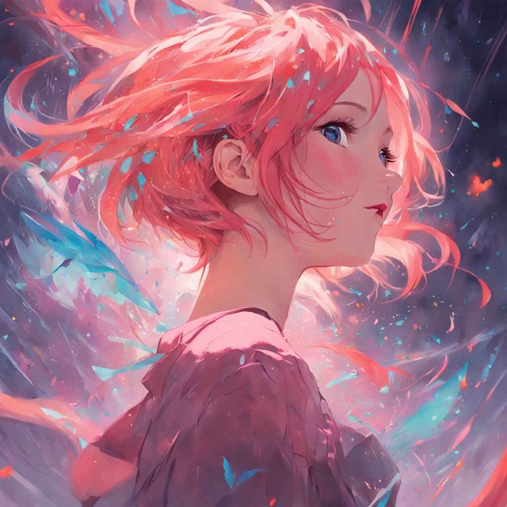 a painting of Jennifer Lawrence with Pixie hair style, dreamlike atmosphere, a hyperrealistic painting, notes on top of the drawing, inspired by Yanjun Cheng, artwork in the style of guweiz, detailed digital 3d art, hyperrealistic, detailed, beautiful art uhd 4 k, japanese pop surrealism, painting of beautiful