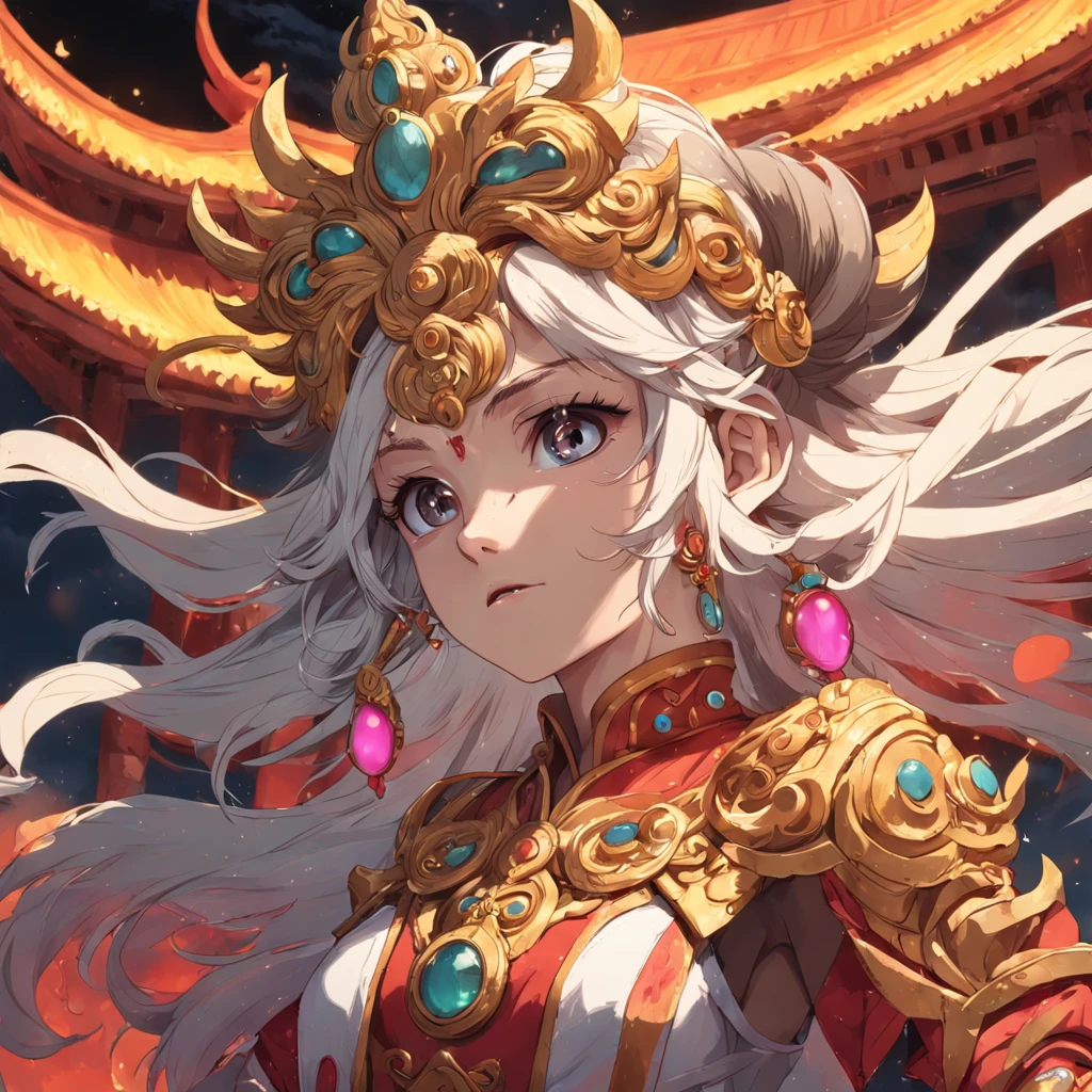 best qualtiy，tmasterpiece，The Monkey King and the Beauty，The beauty is very beautiful，beauitful face