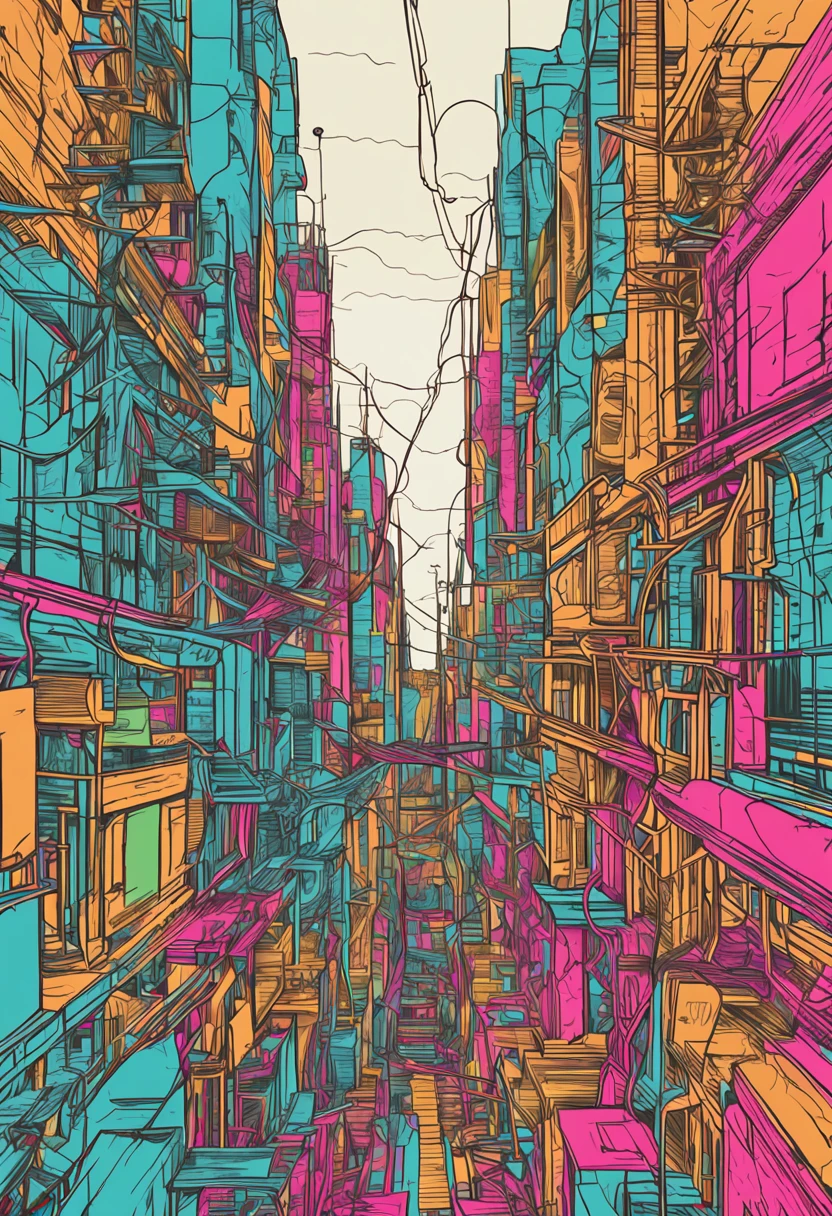 Abstract network concept, vetor, vivid colors, master part, melhor qualidade, detalhes intrincados, Realistic details, gothic theme, luz de aro, luar, cinematic shading, Greg Rutkowisk