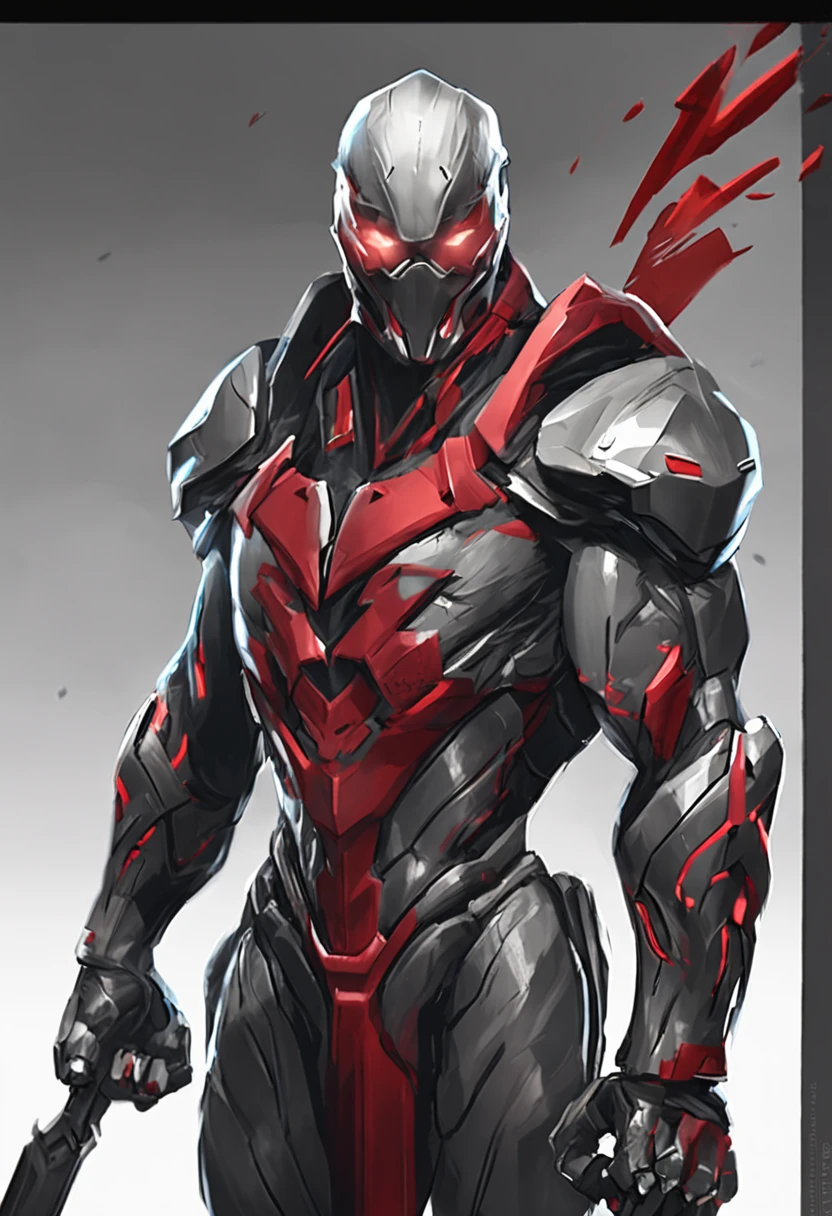Zed in action: Draw Zed in a dynamic pose, executando um de seus movimentos de habilidade no jogo, como o “Contempt for the Weak”. Add red details to the blades of your hands and eyes.