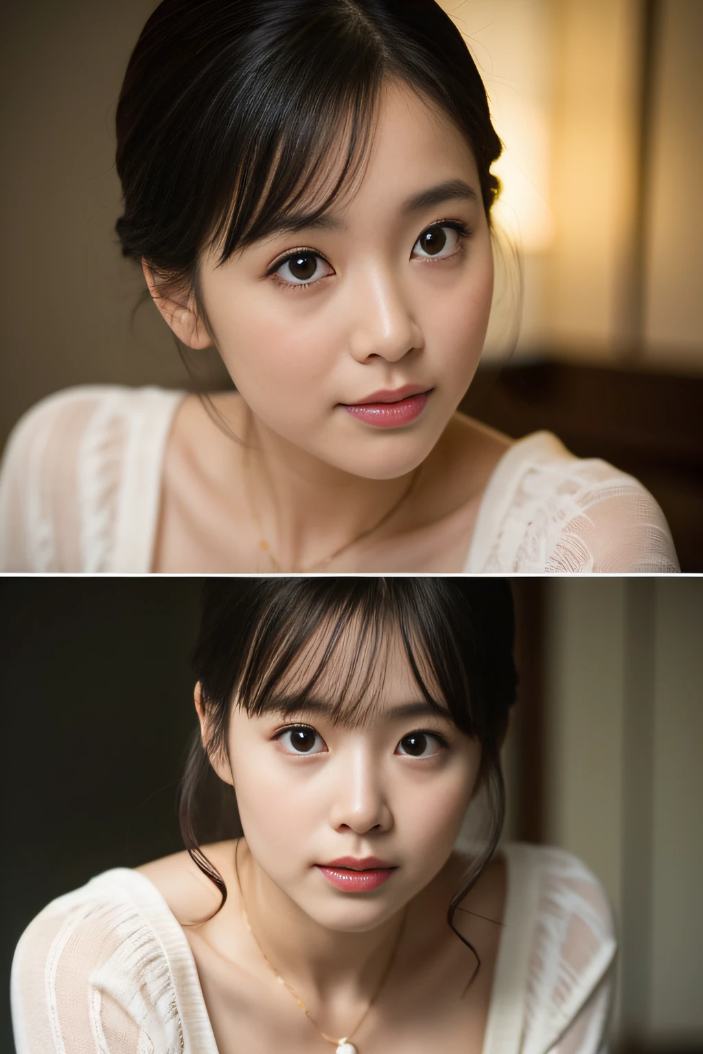 (in 8K、RAW Photos、top-quality、​masterpiece:1.2)、(realisitic、Photorealsitic:1.37)、女の子1人、japanes、30-years old、Beautiful Woman、(Pathos),(love and hate),Perfect body、Beautiful limbs、Japanese cinema、Adoration、(The World of Women's Hearts)、artistic、Mood Enka style、