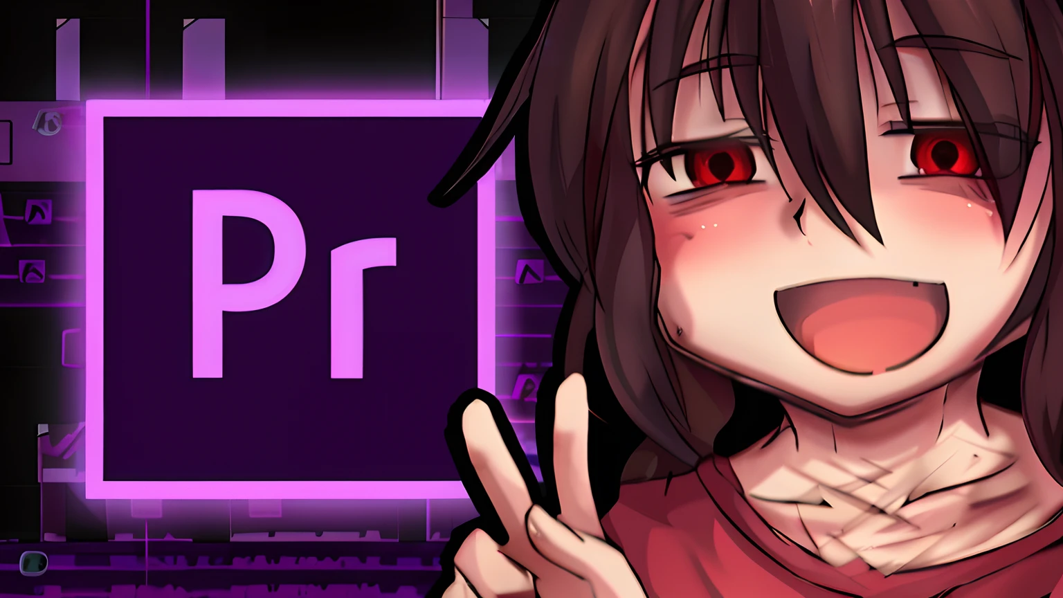 Adobe Premiere is a free video editing software, jaidenanimations, estilo anime. 8k, ig studios estilo anime, [ arte digital ]!!, anime! 4 mil, anime! 4k, "UKU the prismatic person, Adobe Premier Pro, em estilo anime, Quadro-chave do anime, !8k!, arte anime de alta qualidade, cel - estilo de arte sombreado