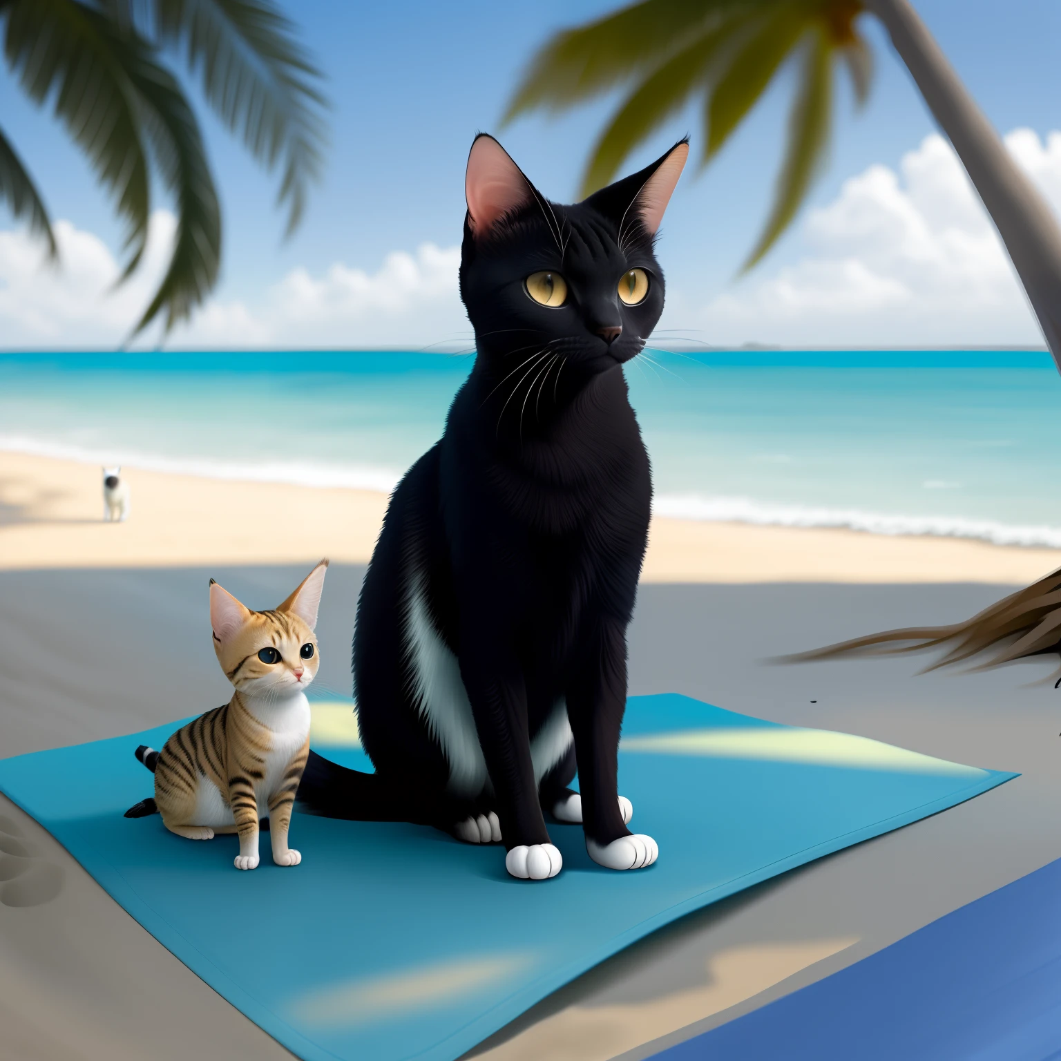 beachside,critters,catss,No need for characters