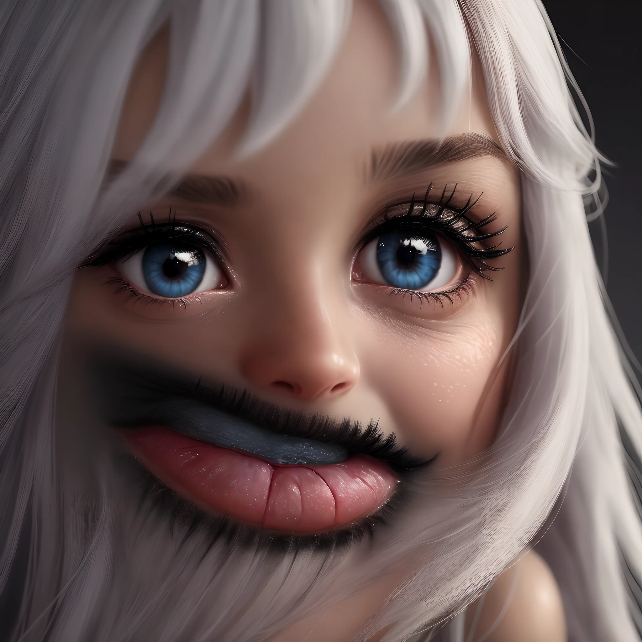 Preto com olhos claros