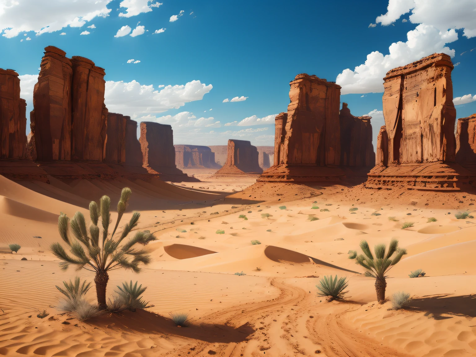oasis in the desert