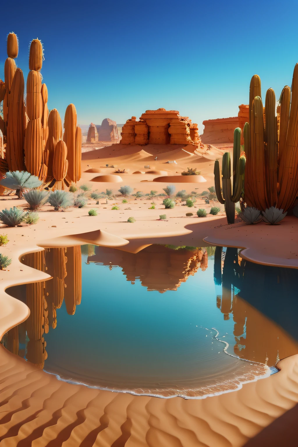 oasis in the desert