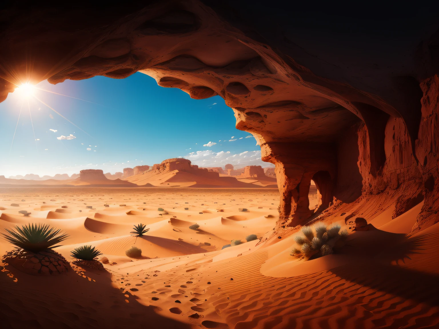 oasis in the desert