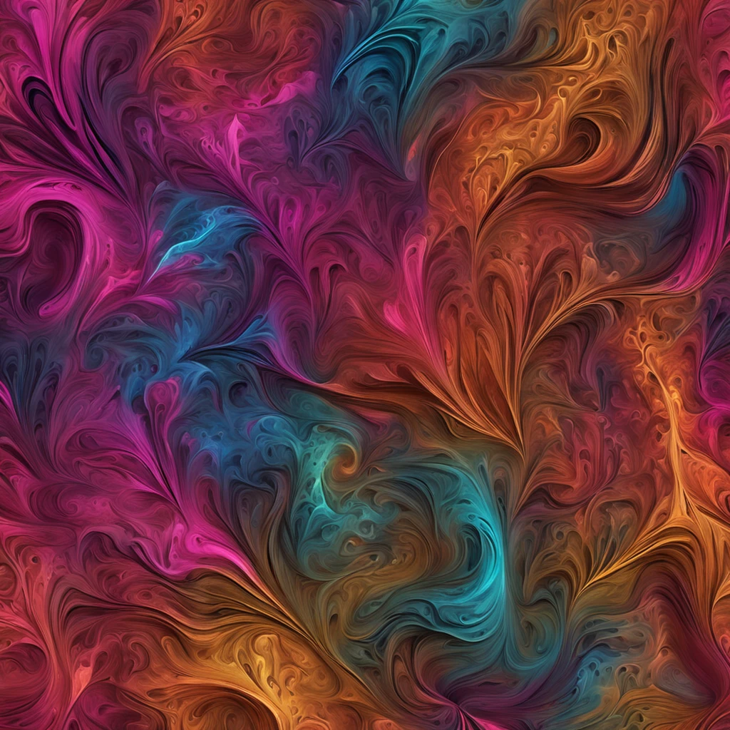 "Colorful texture artist，MARS-1（alias Mario Martinez），Create a painting full of mystery and vitality。"