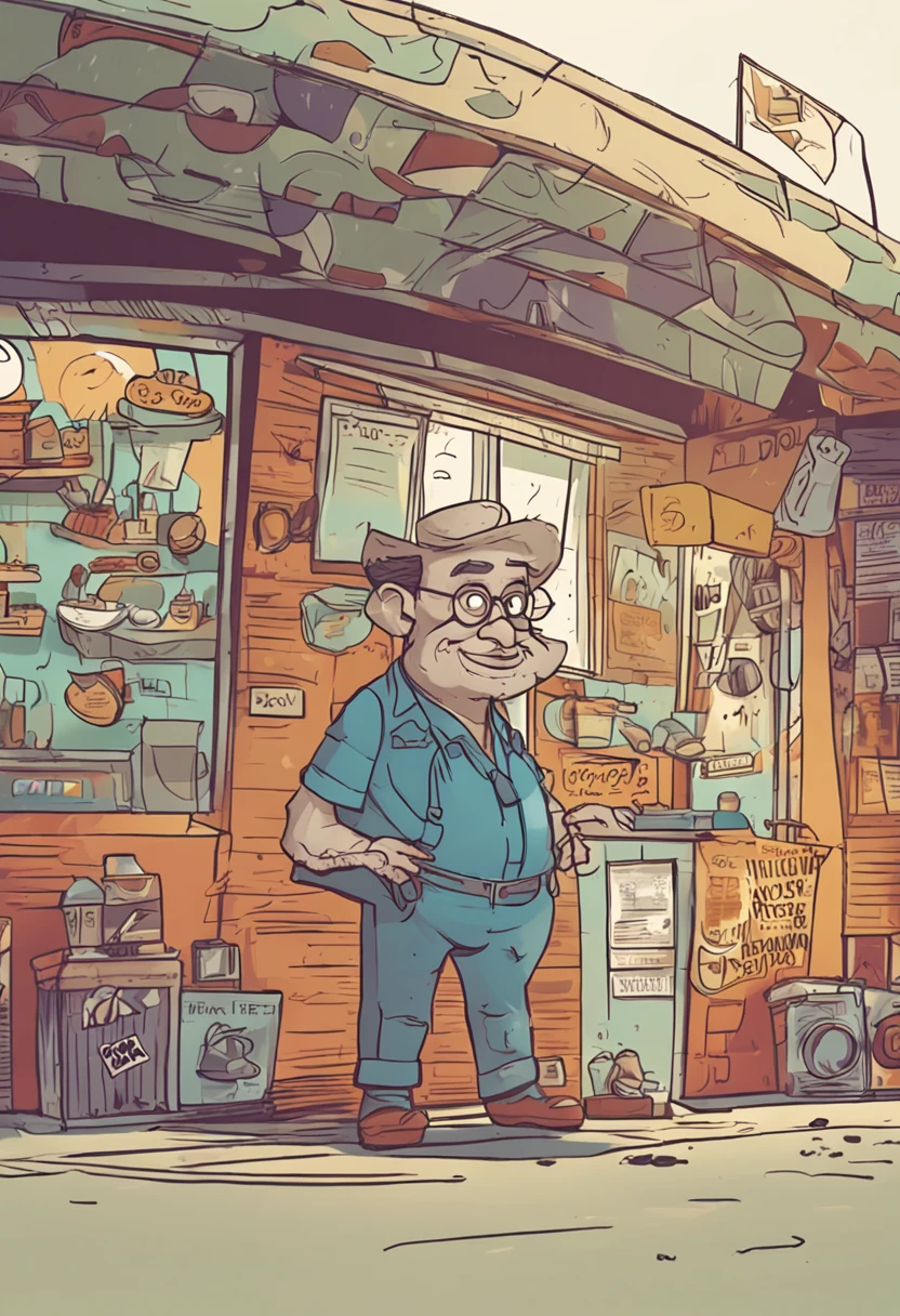 personagem baixinho gordinho fumando maconha