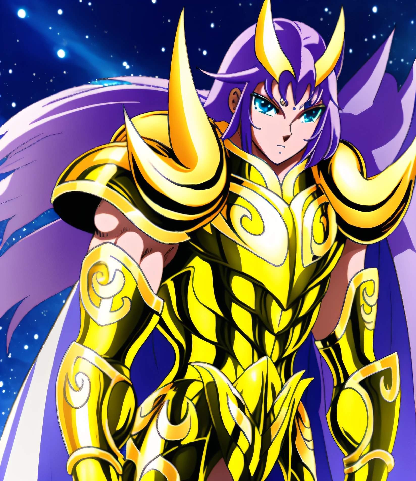 SantSeya, Knights of the Zodiac. armadura de ouro. Armor of Pegasus.