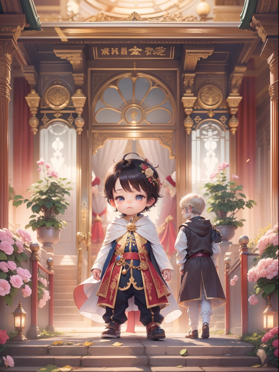 palatial palace、The Door of Awakening、Cute prince