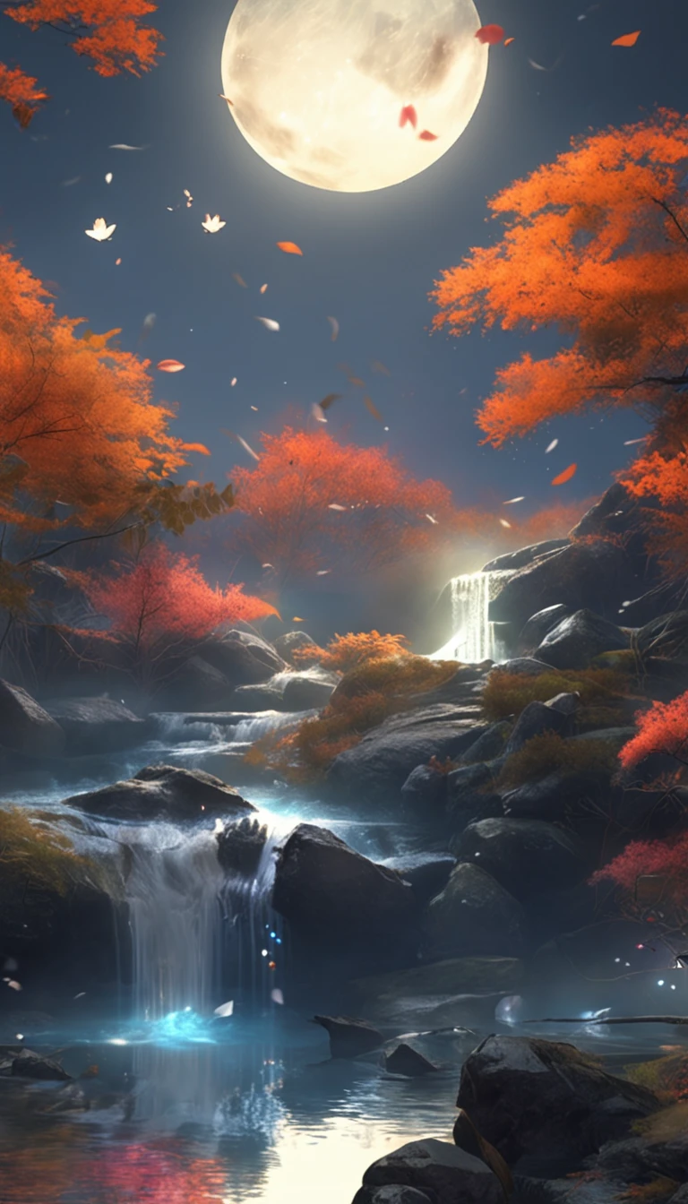 Silver candle autumn light cold painting screen,Light Luo small fan fluttering fireflies。
The night sky is as cool as water,Lie down and watch the morning glory Vega 。
