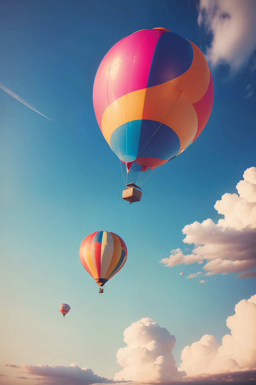 balloon flying in the sky