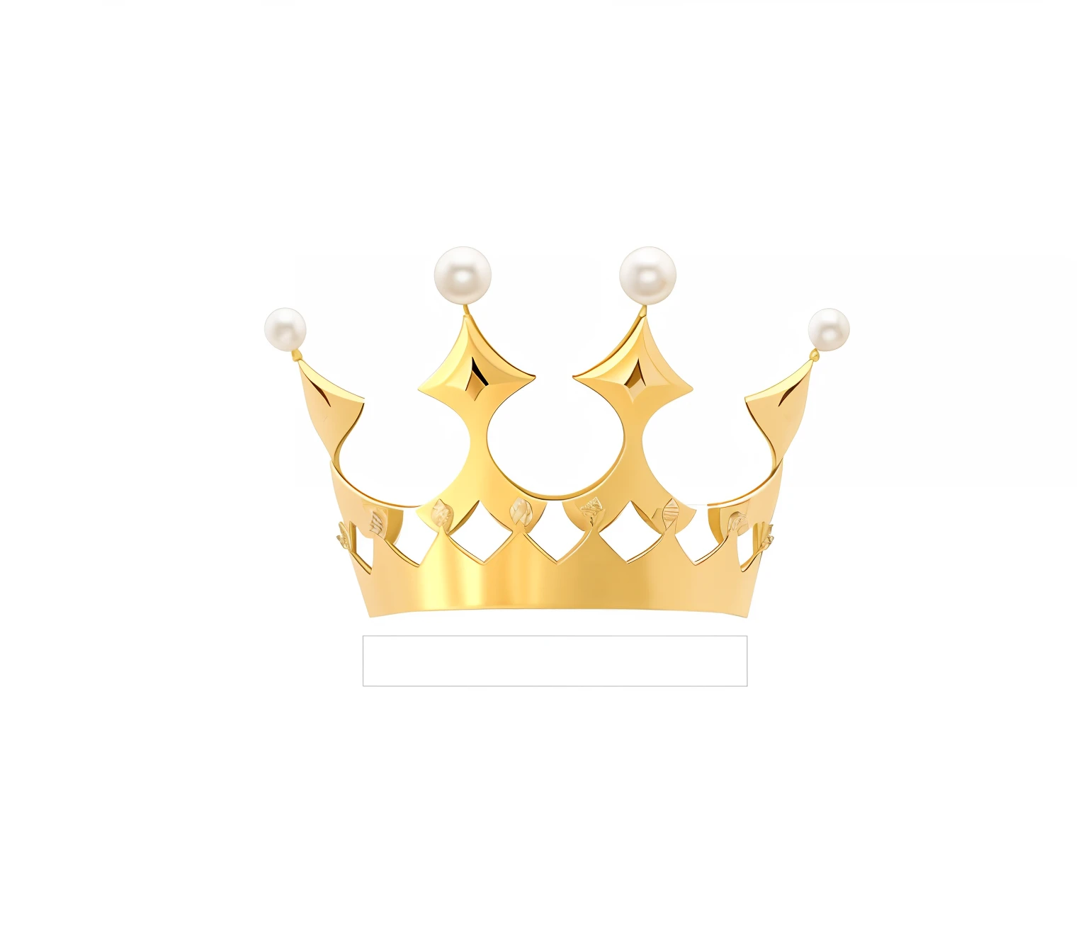 A closeup of a golden crown with pearls, coroa pequena, coroa com alfinetes, coroa de ouro, assemelhando-se a uma coroa, coroa, Coroa da Rainha, Coroa Flutuante, coroa ornamental, Coroas, tiara dourada, Trident metal crown, symmetrical crown, coroa real, coroa de ouro, em uma coroa, com coroa, intrincada coroa de ouro, coroa grande, Coroado
