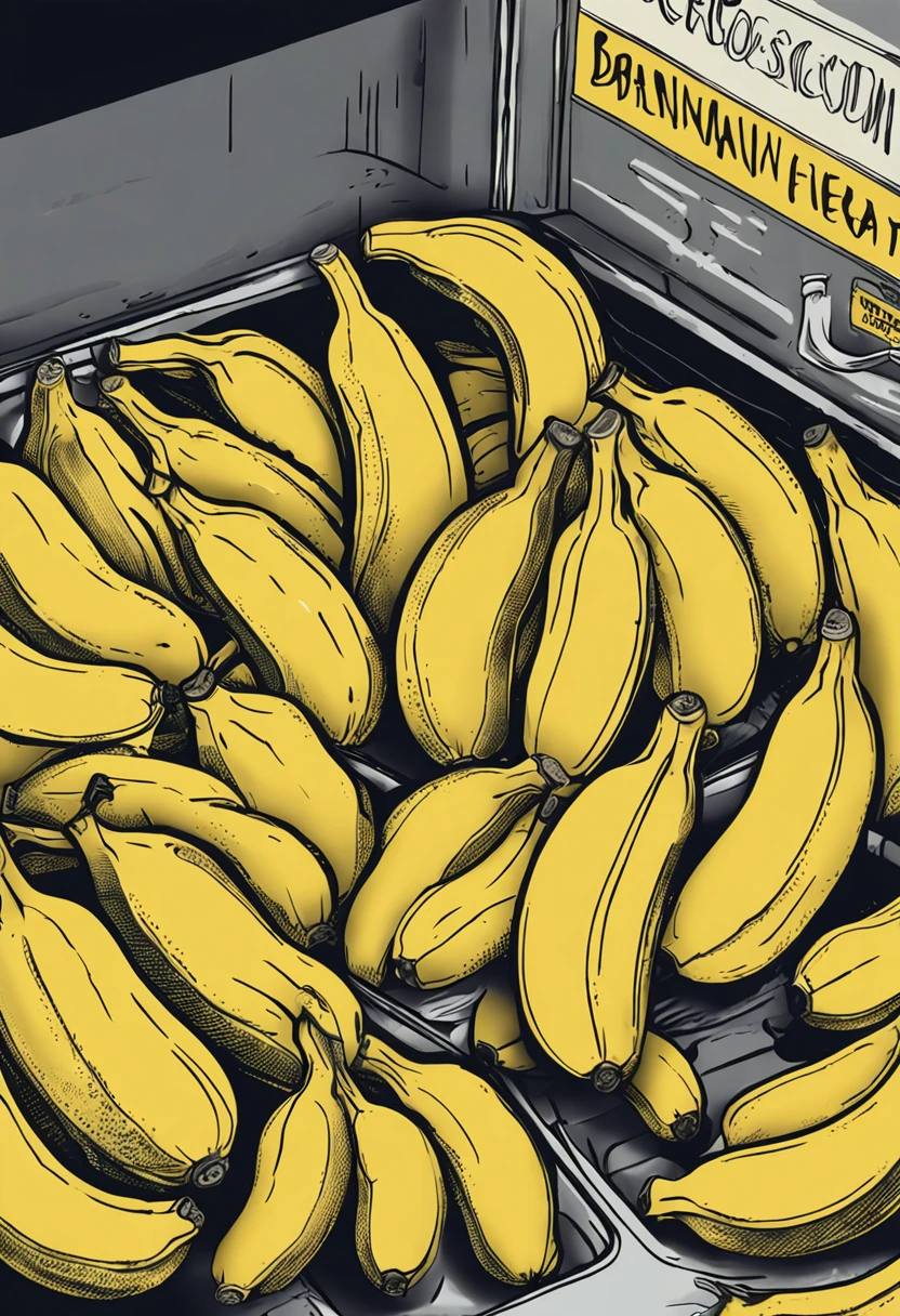 masterpiece, best quality, highres, 1girl, naked, blonde, holding a banana, immodest_muff, posing in a grocery store, <lora:immodest_muff:0.75>