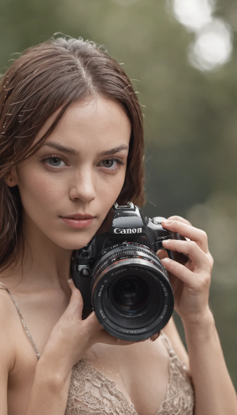 WET BODY, full body, micro bikini, hyper detailed, looking at viewer, small breast, Captured by Panavision Panaflex Platinum Camera with Panavision Primo Primes Spherical Lens 50mm T1.9