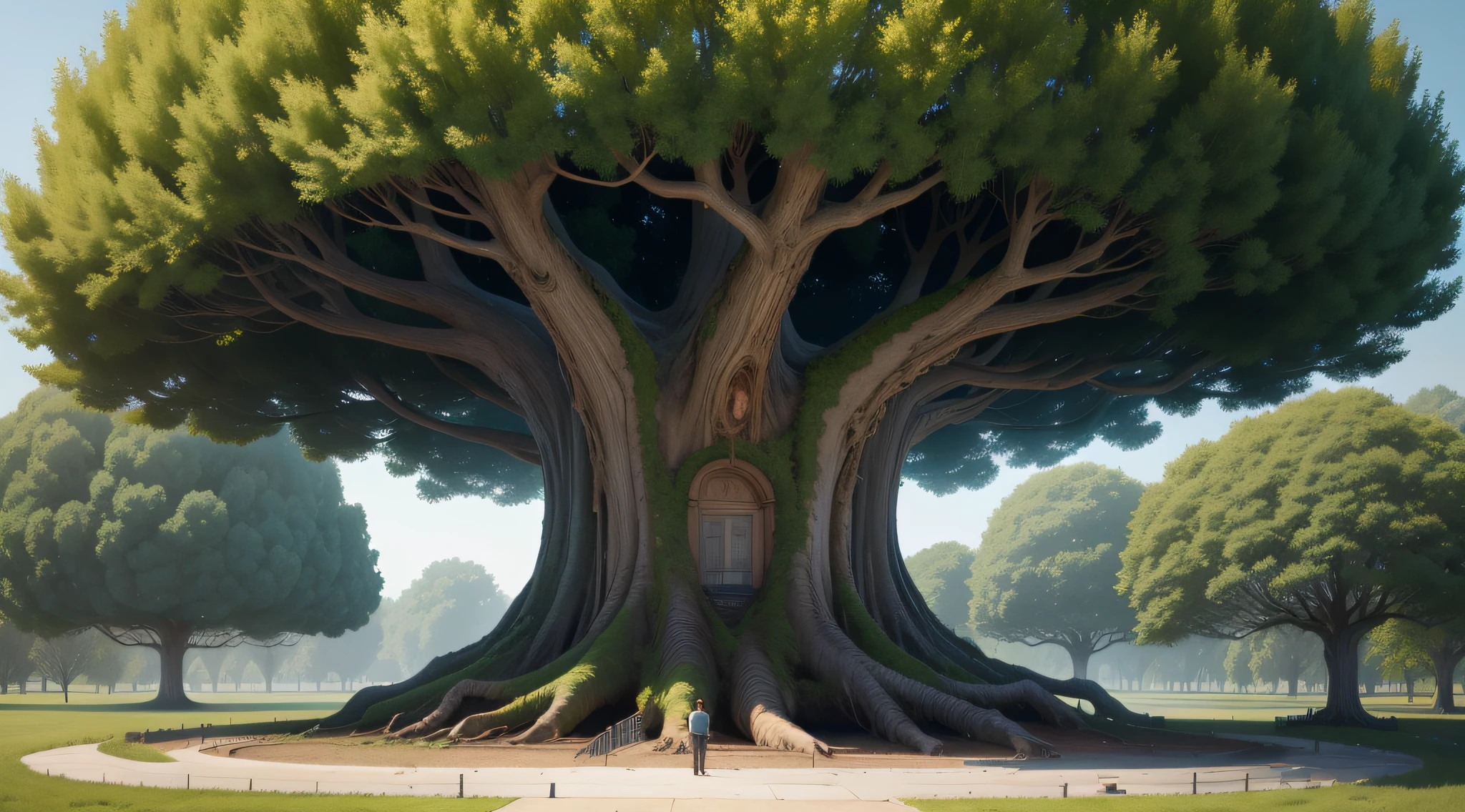 A huge tree
