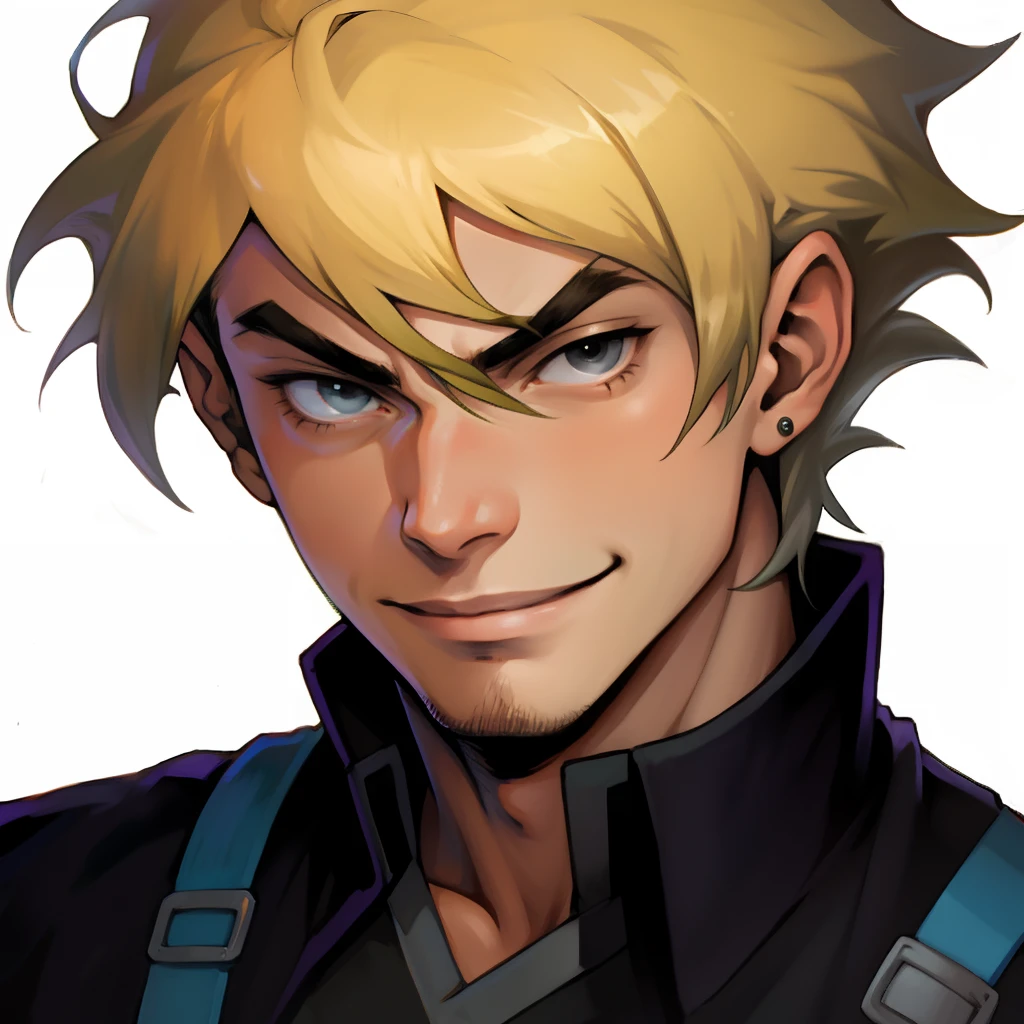 head portrait,anime big breast,male people,adolable,mischievous,Funny
