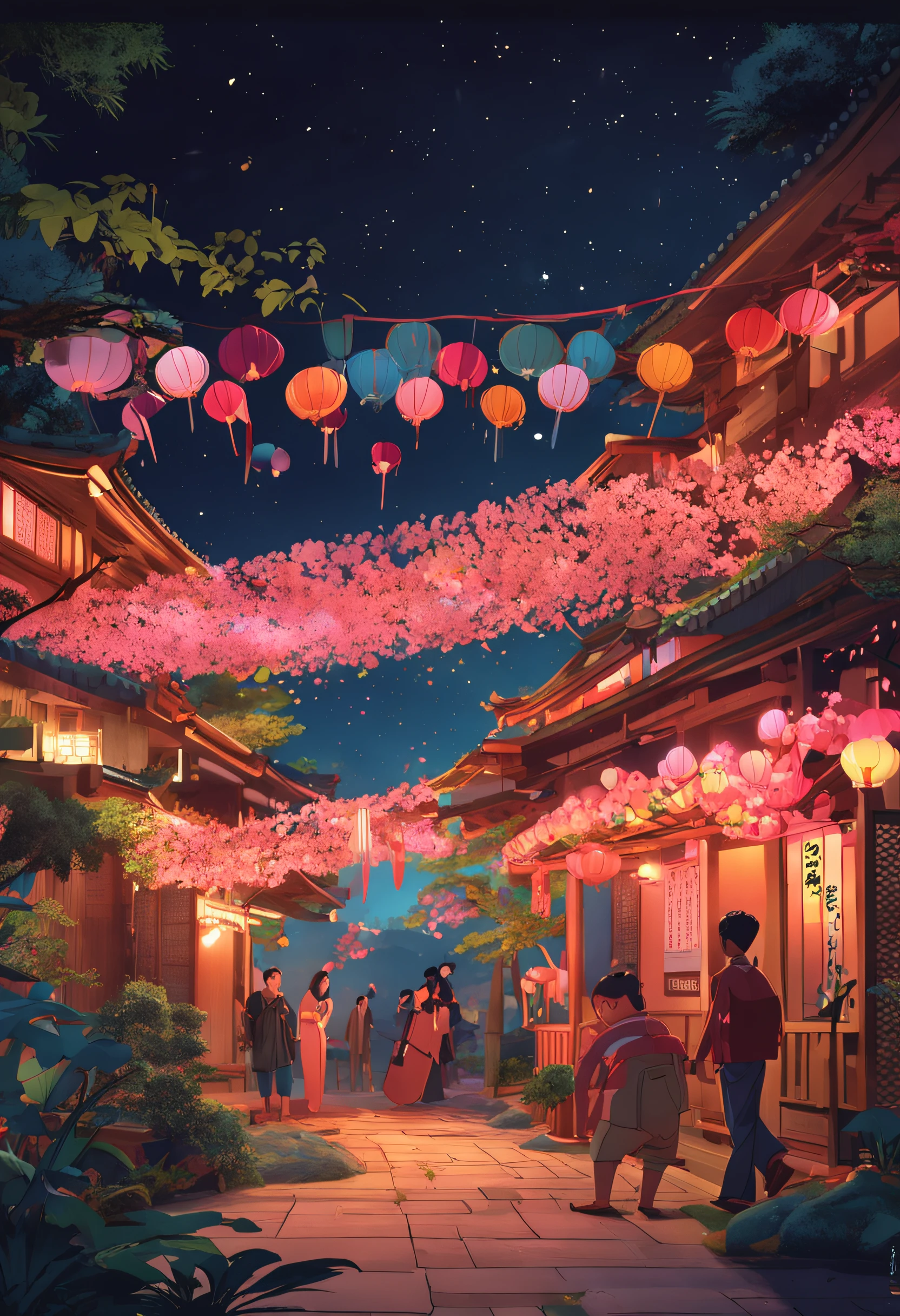 Tanabata scene