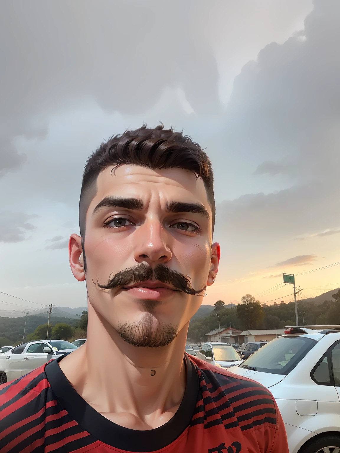 Bigode fino, corte do jaca