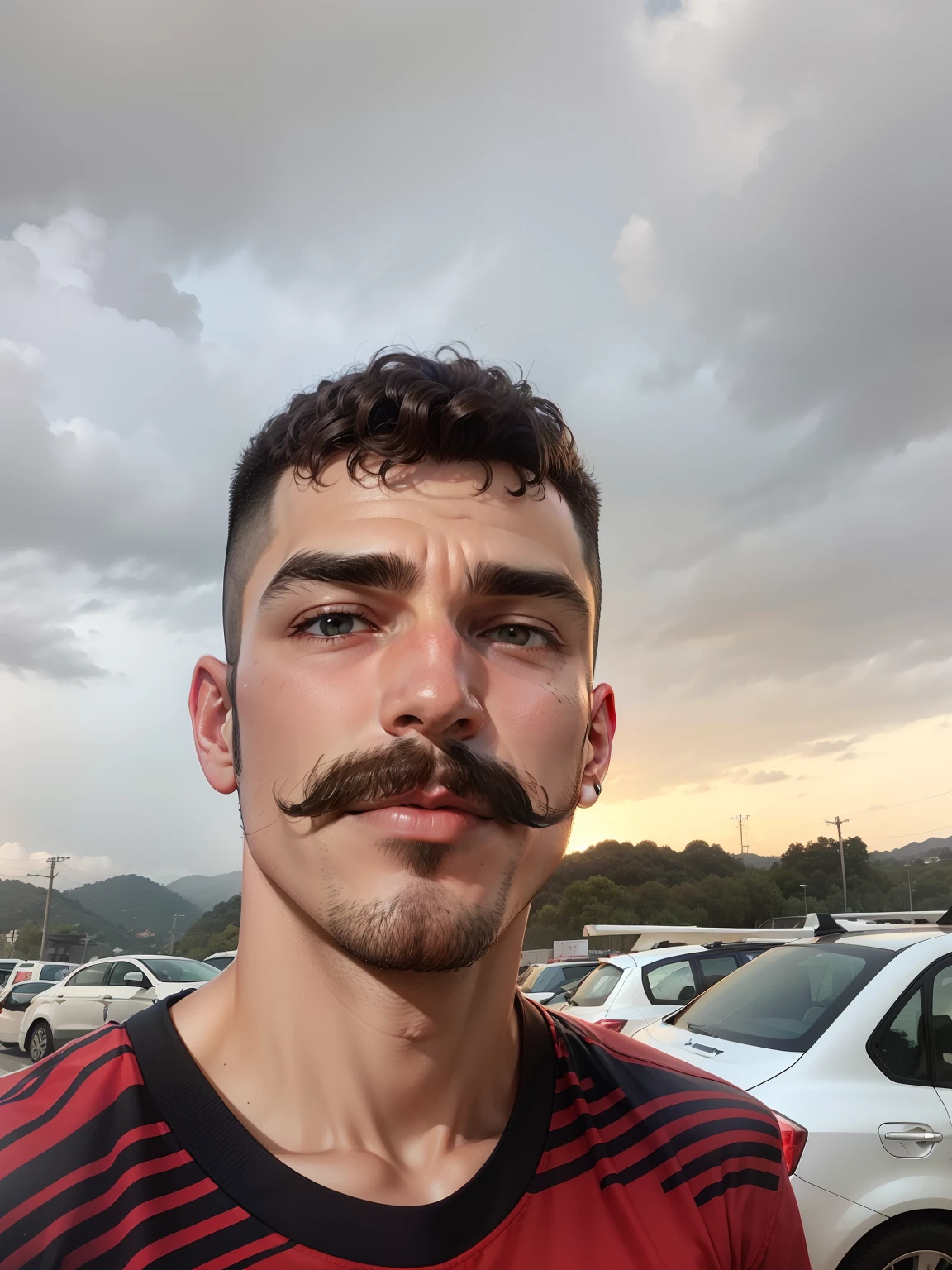 Bigode fino, corte do jaca