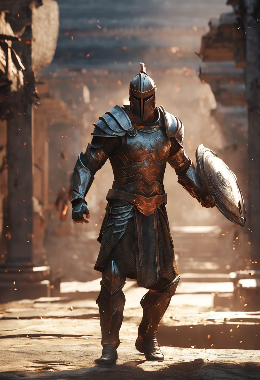 (Professional 3d rendering: 1.3) af (Realistic: 1.3) The world's most beautiful art photo, Smooth function, Spartan hero, ((Epic hero fantasy Spartan armor man angry hero looks short hair, full beard and fierce expression in pose dynamics, fantastic location, war environment and confusing)), 8K unit rendering full body, action shot, skin pore, very dark lighting, heavy shading, Detailed A, Detail Face, (vibration, realistic photography, realistic, dramatic, dark, sharp focus, 8K), (复杂:1,4), decadent, (high detailed:1,4), digital painting, octane rendering, seasons art, concept art, Smooth, sharp focus, illustration, From the germ of art, (loish:0.23), wlop ilya kuvshinov, and Greg Rutkowski and Alphonse Mucha Gracias, (global lighting, studio light, light volume), very heavy rain, floating particles, lotr, fantasy, business, corpo Integeresbiano, ((Dark and old background of the city: 1.3)),CGSesocieda,art stations