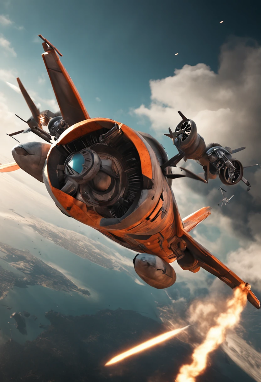 Medium shot，Complete character backgrounds and large fighters to face，The pilot holds a combat helmet in his hand on the tarmac，For fighters，Get ready to board the high-tech flight
Marching fighters，Sci-fi livery，High-tech weapons of war，Full of hope，
epic sense，Real shooting，Strong realism